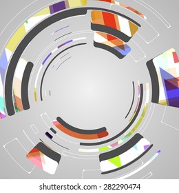 abstract background for futuristic tech design, dynamic illustration.