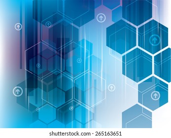 Abstract background of futuristic technology