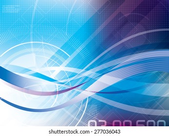 Abstract background of futuristic technology
