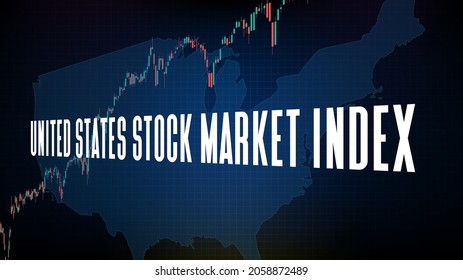 Abstract Background Of Futuristic Technology Earnings Season Of United States Stock Market Index (US30) 