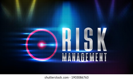abstrakter Text zum Risikomanagement im Bereich futuristischer Technologien und Maximumgrenzwert für Ui-Geschwindigkeitsmesser