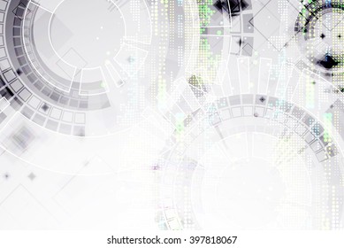 Abstract background. Futuristic technology style. Structure pattern technology backdrop. Vector