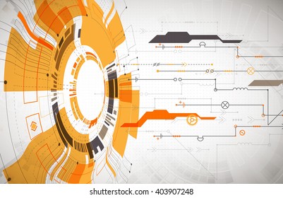 Abstract background. Futuristic technology style. Structure pattern technology backdrop. Vector