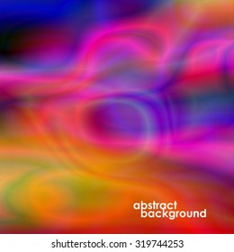 Abstract background, futuristic wavy shapes . Vector illustration. Eps 10