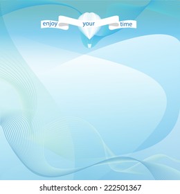 Abstract  background, futuristic wavy vector illustration eps10. Enjoyeps