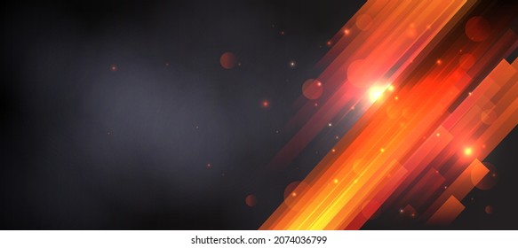 abstract background , game background and template , backdrop , orange polygon ,frame background and batter