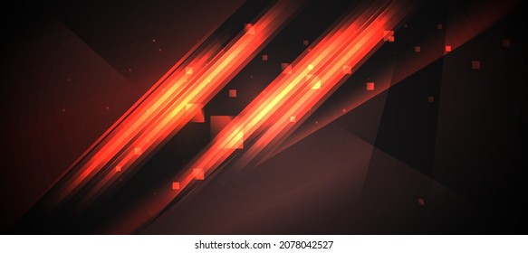 abstract background , game background and template , backdrop , orange polygon ,frame background and batter