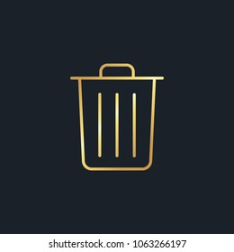 abstract background for Garbage,gold color,vector illustrations