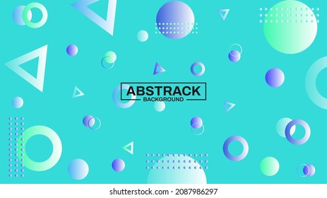 Abstract Background Geomatric Shape Monochrome Blue Color Vector Eps File