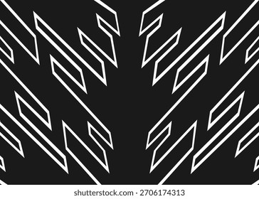 Fondo Abstractas con patrón de línea de flecha geométrica y con un área de espacio de copia