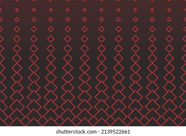 Abstract background geometric black and red rectangle pattern halftone graphic. Modern and clean backgrounds, backgrounds, textures, patterns or overlays. Vector illustration.