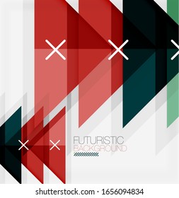 Abstrakter Hintergrund, mehrfarbige Infografik des geometrischen Unternehmens - Dreiecksrahmen für Text, Symbole oder Grafiken auf hellem Hintergrund mit Kopienraum. Vektorillustration-Illustration für Bildschirmhintergrund, Banner