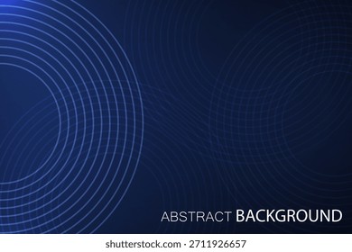 Círculos geométricos de fondo Abstractas superpuestos. Fondo azul para su diseño