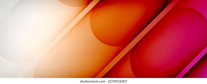 Abstract background - geometric composition created with lights and shadows. Technology or business digital template
