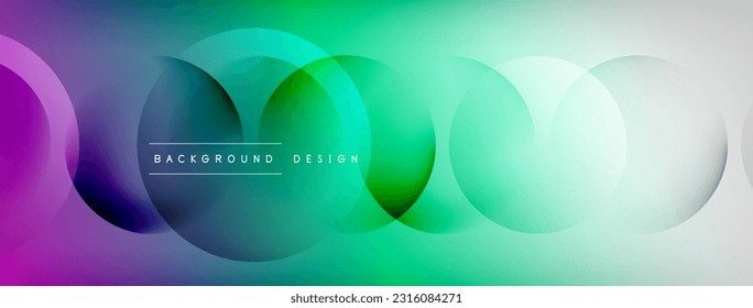 Abstract background - geometric composition created with lights and shadows. Technology or business digital template