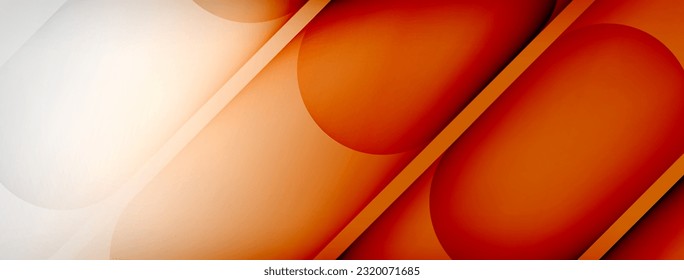 Abstract background - geometric composition created with lights and shadows. Technology or business digital template