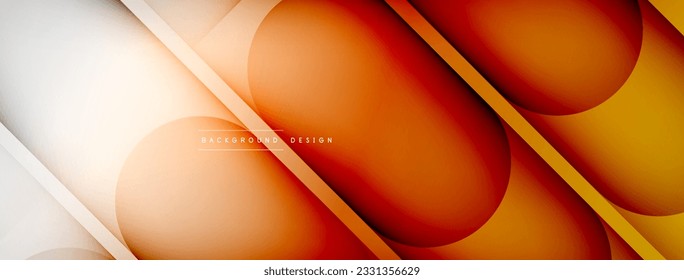 Abstract background - geometric composition created with lights and shadows. Technology or business digital template
