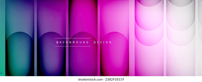 Fondo abstracto - composición geométrica creada con luces y sombras. Plantilla digital de tecnología o negocio