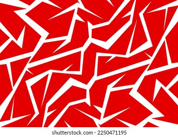 Abstract background with geometric crack line pattern