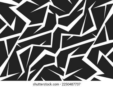Fondo abstracto con patrón de línea de grieta geométrica