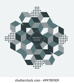 Abstract Background - Geometric Design - Shapes and Lines