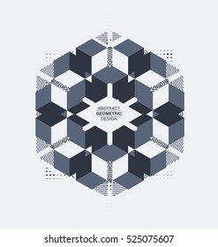 Abstract Background - Geometric Design - Shapes and Lines