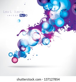 Abstract background with geometric elements