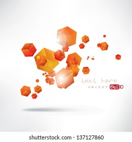 Abstract background with geometric elements