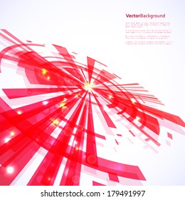 Abstract background with geometric elements 