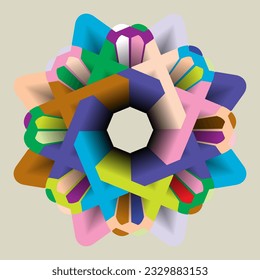 abstract background with geometric elements