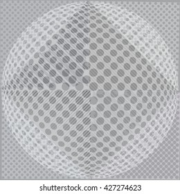 Abstract background with geometric elements.