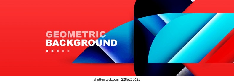 Abstract background with geometric elements. Creative trendy design. Vector Illustrations For Wallpaper, Banner, Background, Card, Book Illustration, landing page