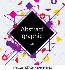 Abstract background with geometric elements. Eps10 Vector illustration.