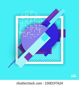 Abstract background with geometric elements. Eps10 Vector illustration.