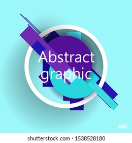 Abstract background with geometric elements. Eps10 Vector illustration.