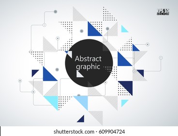 Abstract background with geometric elements. Eps10 Vector illustration.
