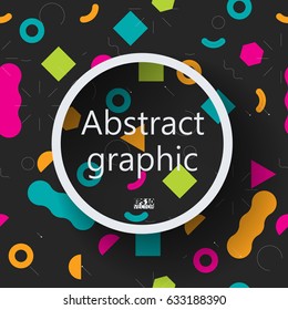 Abstract background with geometric elements. Eps10 Vector illustration.