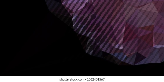 Abstract background with geometric elements. Horizontal banner, texture, flyer, layout, postcard. Vector clip art