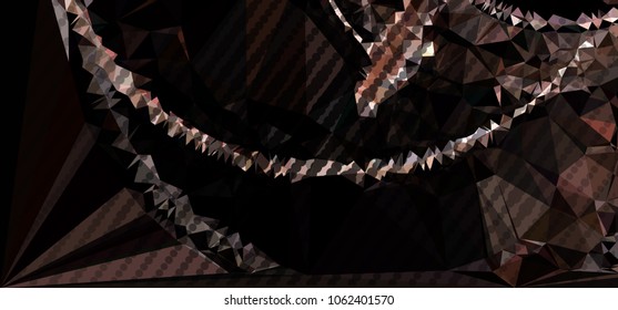 Abstract background with geometric elements. Horizontal banner, texture, flyer, layout, postcard. Vector clip art
