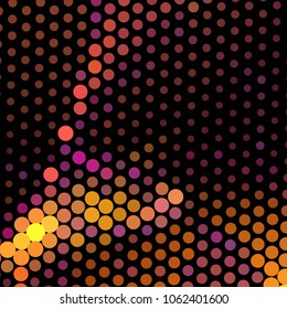Abstract background with geometric elements. Horizontal banner, texture, flyer, layout, postcard. Vector clip art