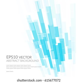 Abstract background with geometric elements in the plane. Virtual world. The flow of digital data. Specifying the direction.