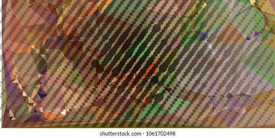 Abstract background with geometric elements. Vector clip art.