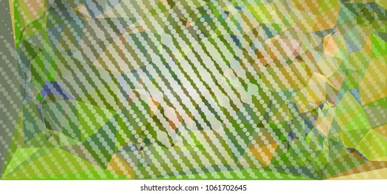 Abstract background with geometric elements. Vector clip art.