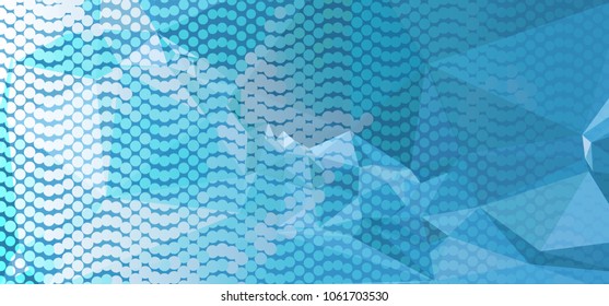 Abstract background with geometric elements. Vector clip art.