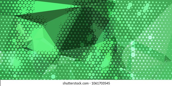 Abstract background with geometric elements. Vector clip art.
