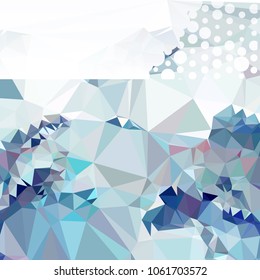 Abstract background with geometric elements. Vector clip art.