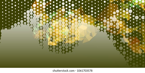 Abstract background with geometric elements. Vector clip art.