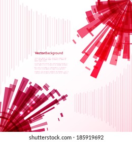 Abstract background with geometric elements. Vector illustration for your business presentation