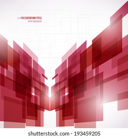 Abstract background with geometric elements. Vector illustration for your business presentation. Design template