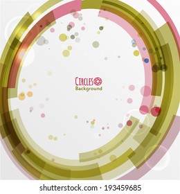 Abstract background with geometric elements. Vector illustration for your business presentation